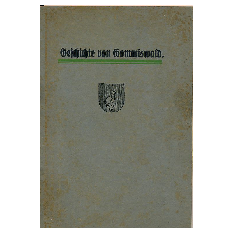 Geschichte von Gommiswald, 1923, Josef Widmer